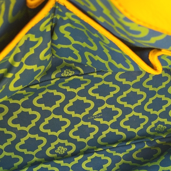 orYANY Yellow and Blue Geometric Shoulder Bag - Picture 11 of 16